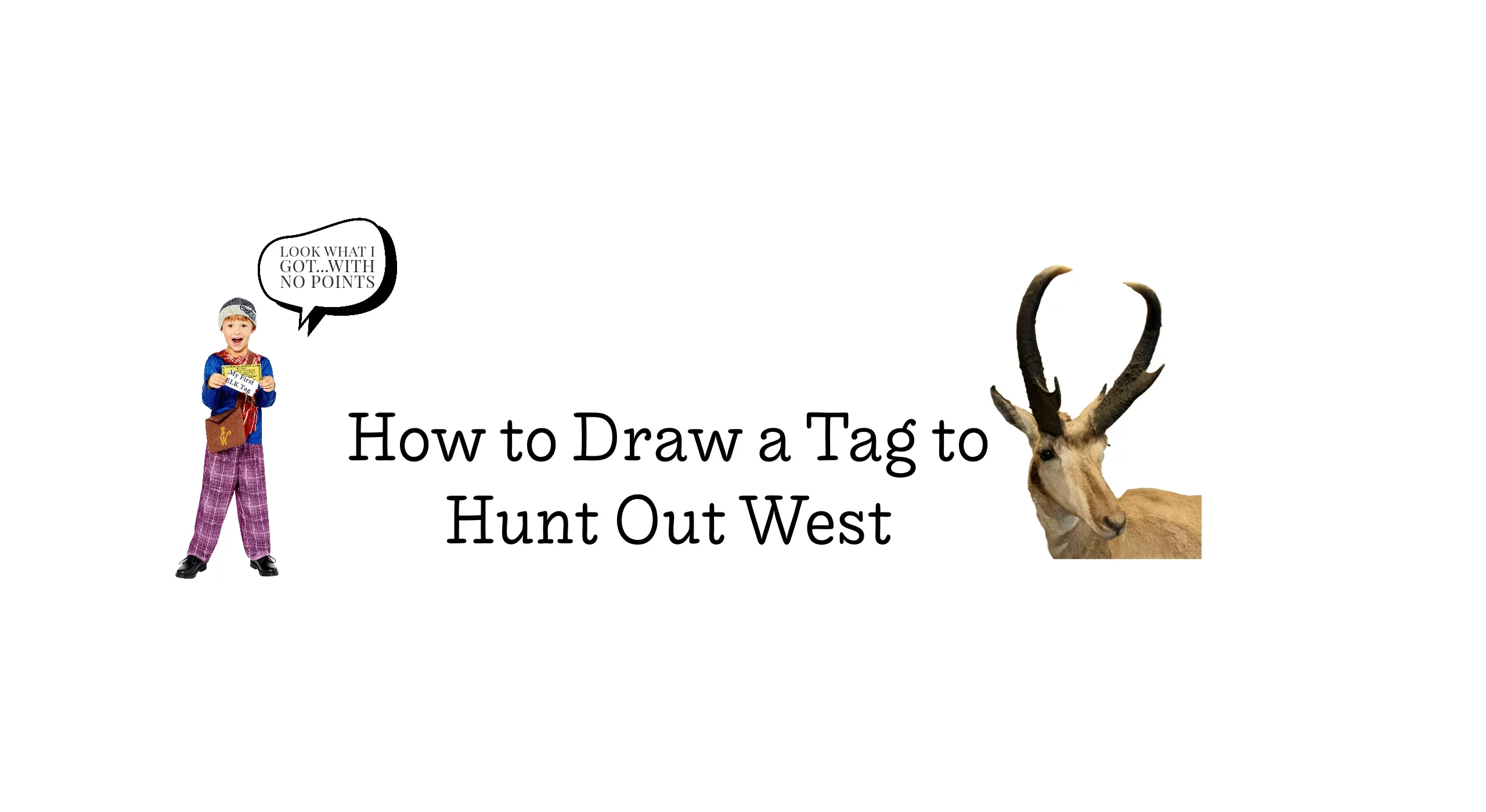 How to Draw an An Elk Tag